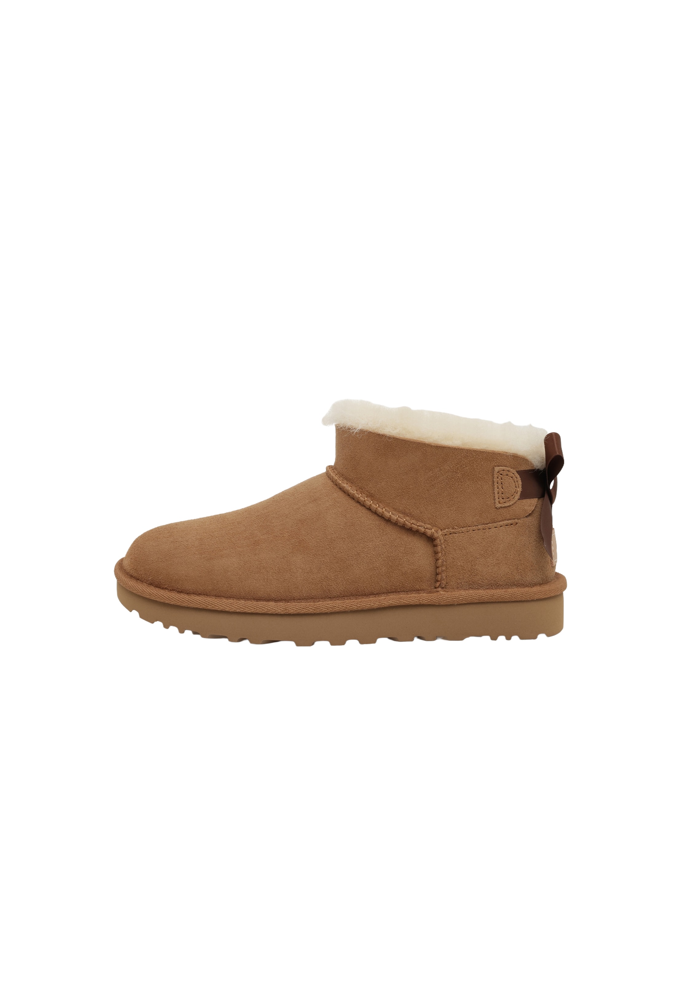 UGG Boots 'Ultra Mini Bailey Bow' in Brown: front