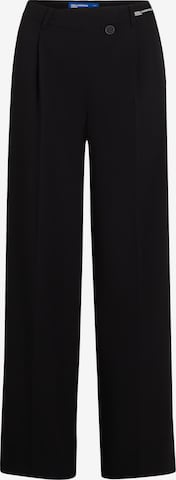 KARL LAGERFELD JEANS Wide Leg Suorat housut värissä musta: etupuoli