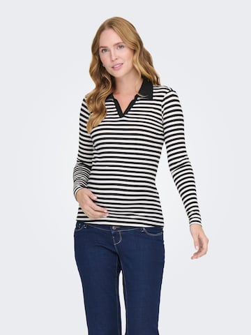 Only Maternity - Camiseta 'OLMPilla' en blanco: frente