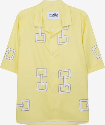 Studio Seidensticker Button Up Shirt 'Studio' in Yellow: front