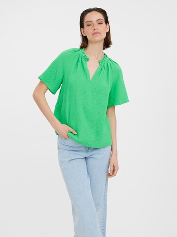 VERO MODA Μπλούζα 'NATALI' σε πράσινο: μπροστά