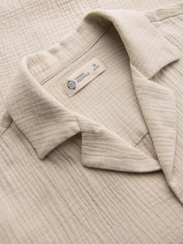 Coupe regular Chemise Ombre en beige