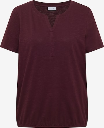 CECIL T-Shirt in Rot: Vorderseite