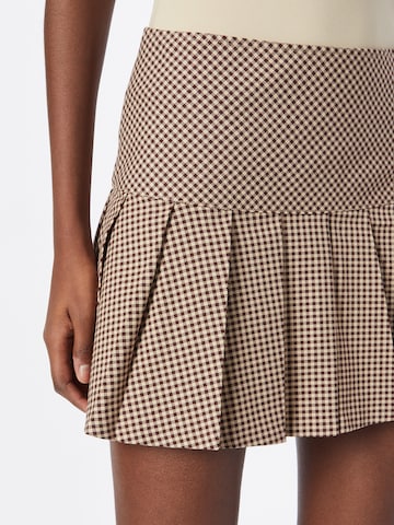 Monki Skirt in Brown