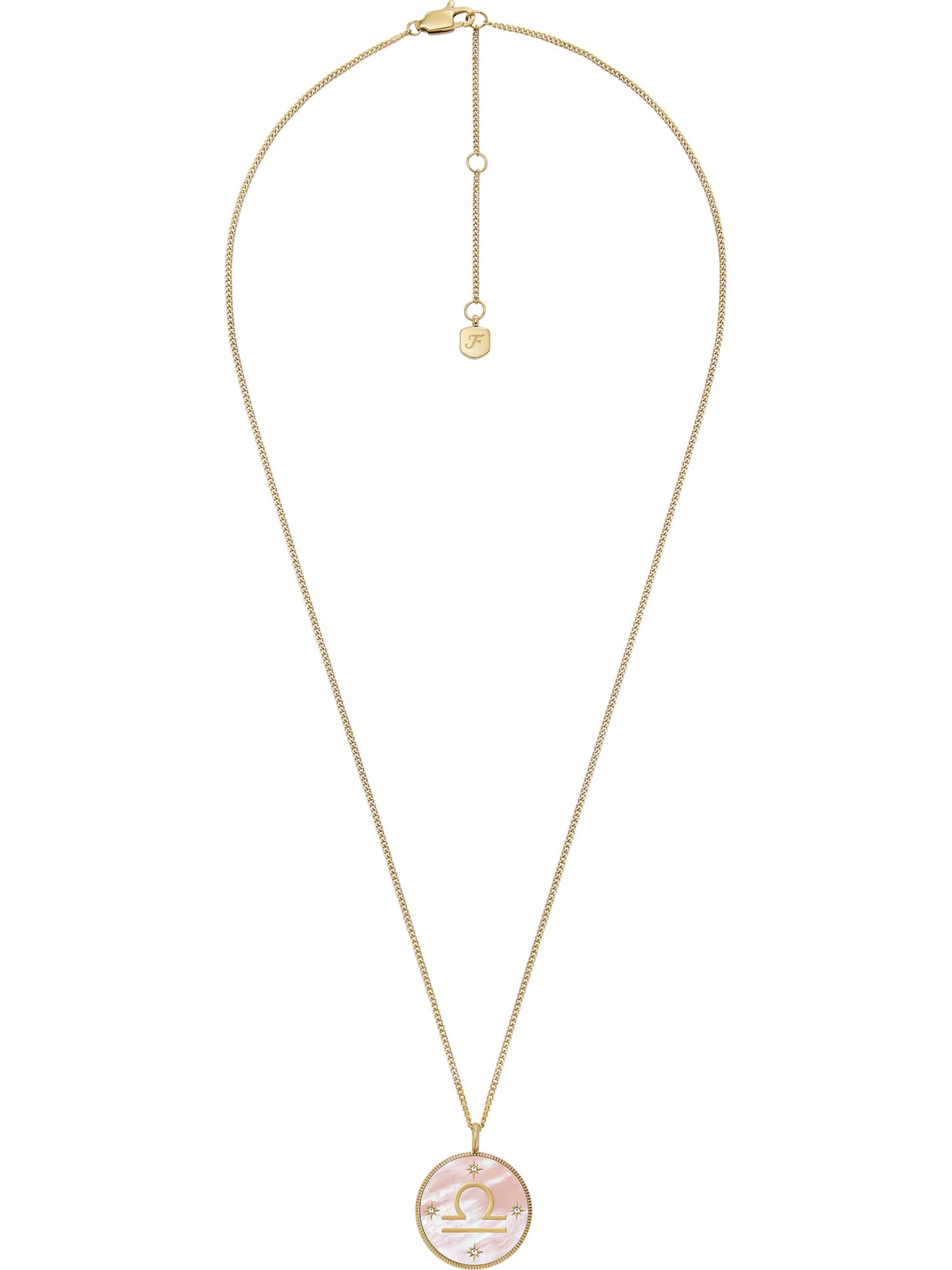 FOSSIL Kette in Gold: Vorderseite