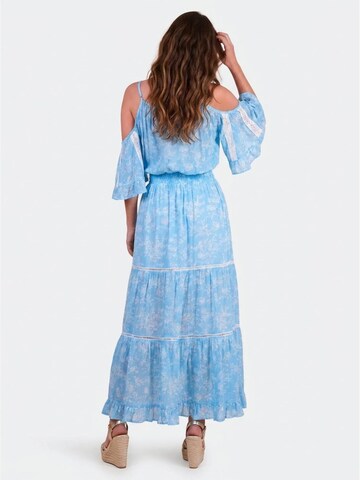Miss June - Vestido 'Robe Longue Karena' en azul