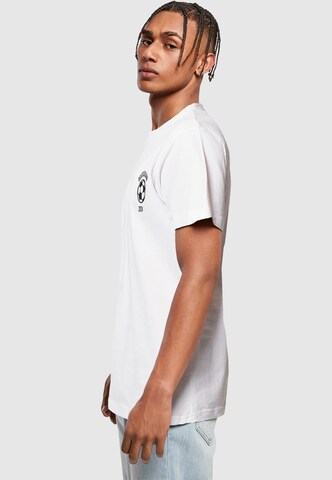 Mister Tee Shirt 'Football Bear' in Wit