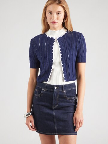 UNITED COLORS OF BENETTON Gebreid vest in Blauw: voorkant