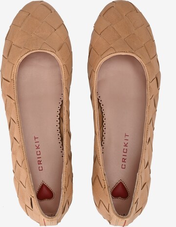 Crickit Ballet Flats 'Jasmine' in Brown