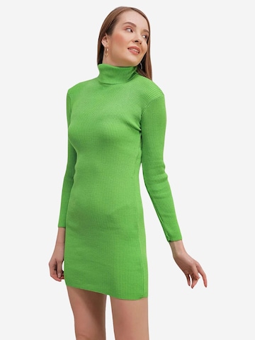 Bigdart Knit dress in Green