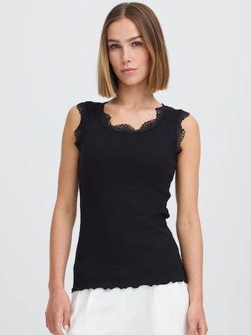 Oxmo - Top ' OXNSuna Lace ' em preto: frente