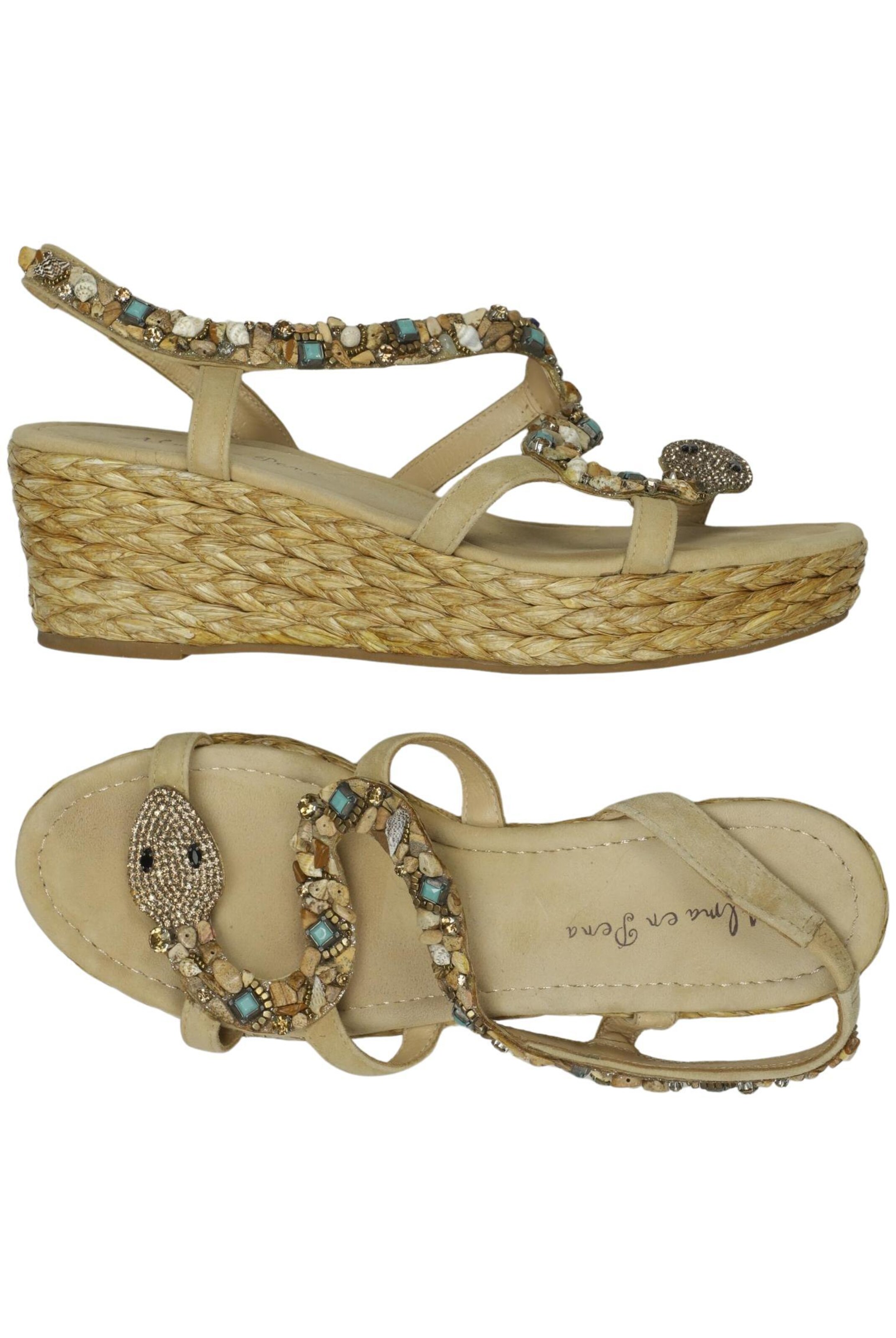 Alma En Pena Sandals & High-Heeled Sandals in 41 in Beige: front