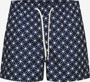 Shorts de bain SELECTED HOMME en bleu : devant