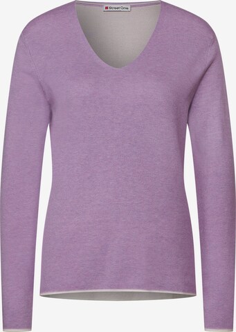 STREET ONE Sweater in Purple: front