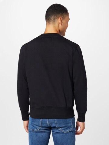 Calvin Klein Jeans Sweatshirt 'Institutional' in Black