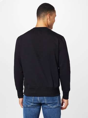 Calvin Klein Jeans Sweatshirt 'Institutional' in Zwart