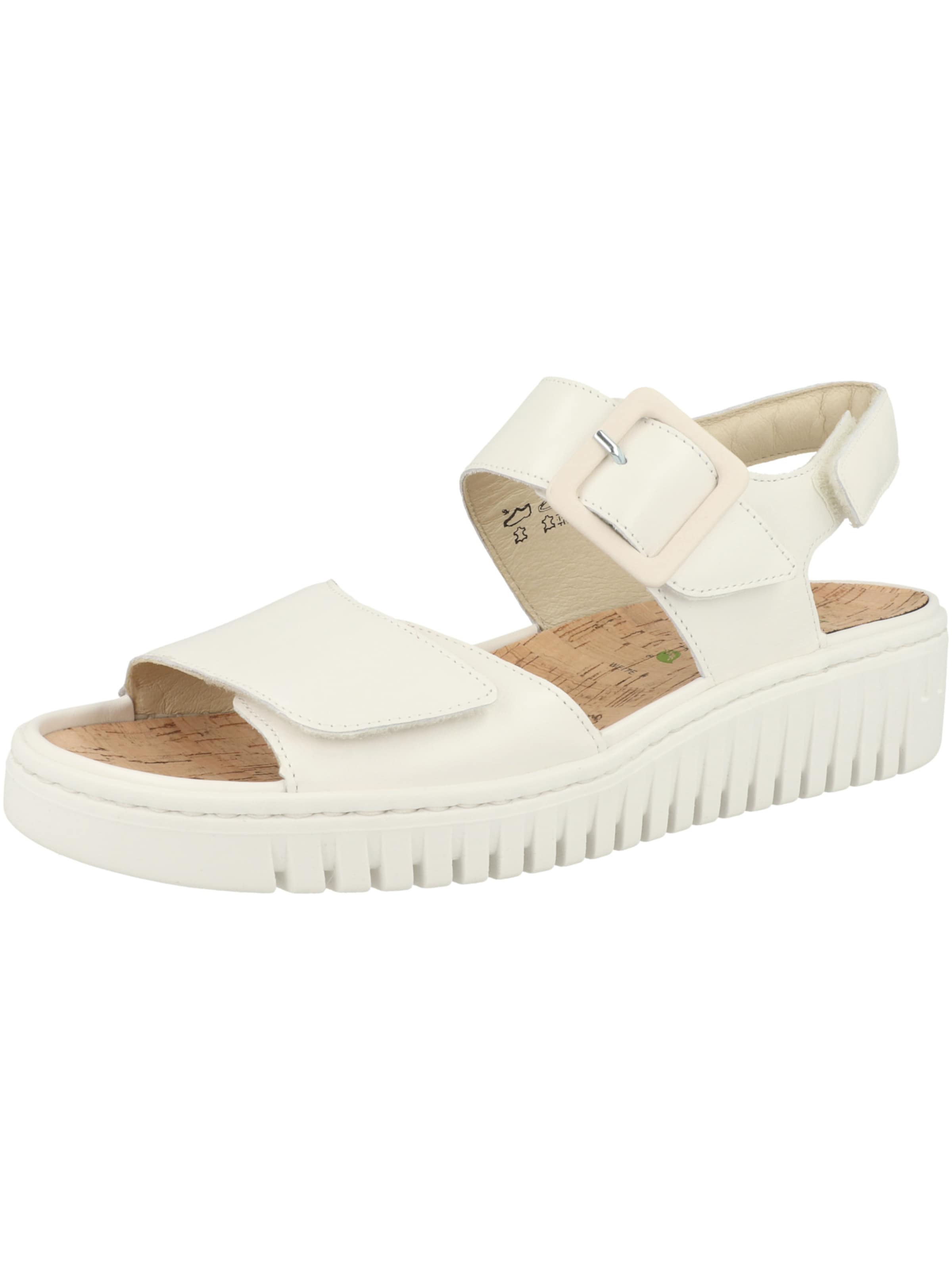 WALDLÄUFER Sandals 'Willow' in White: front