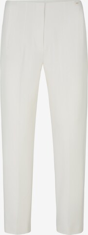 JOOP! Slim fit Pleated Pants in White: front