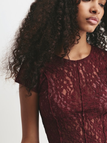 Pull&Bear Shirt in Rood