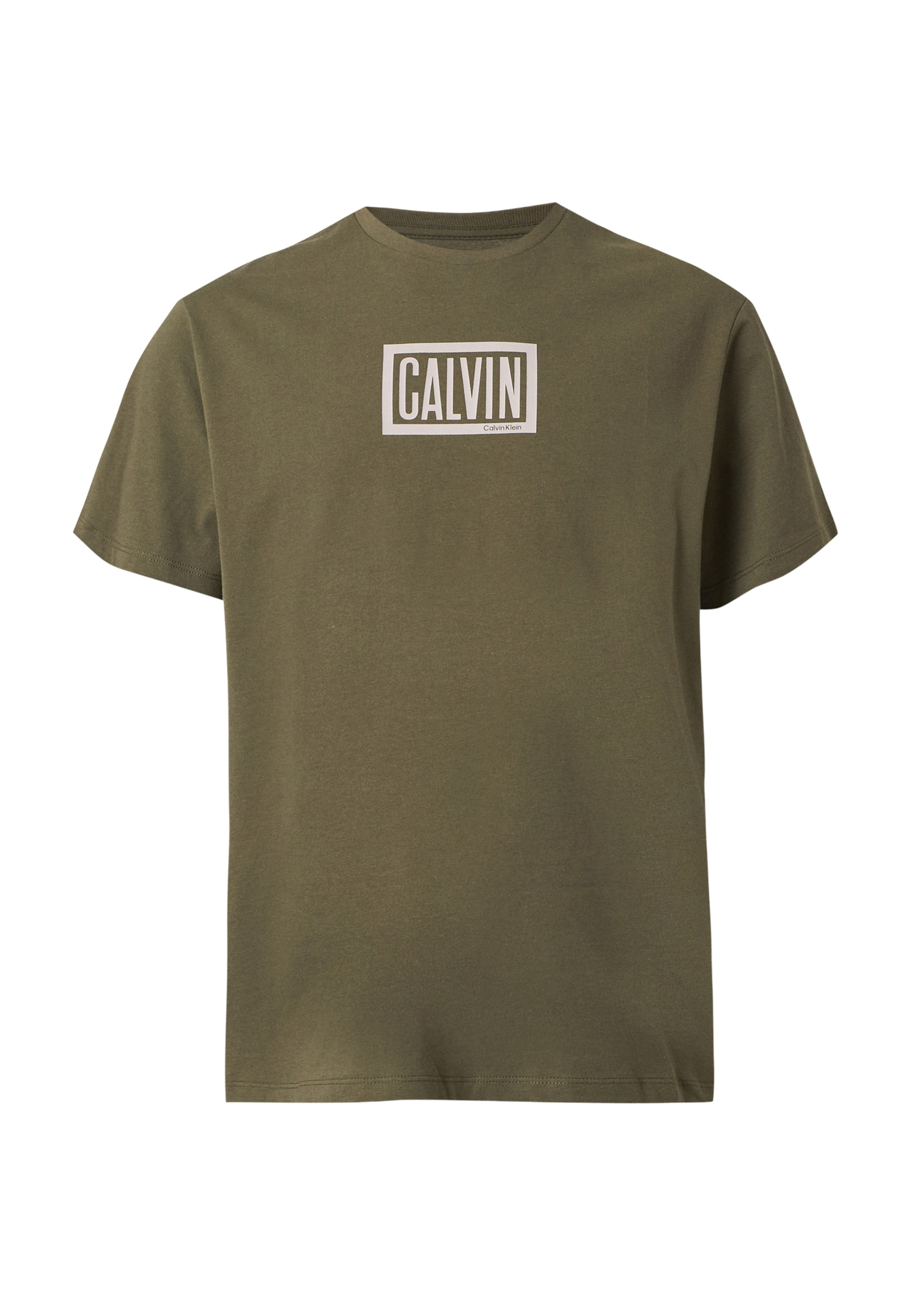 Calvin Klein Jeans Μπλουζάκι σε πράσινο: μπροστά