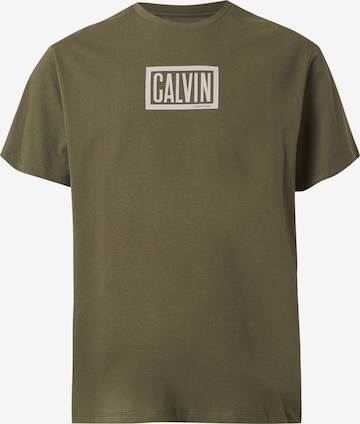 Calvin Klein Jeans Majica | zelena barva: sprednja stran