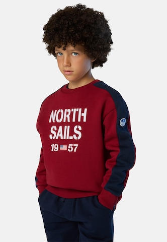 North Sails Sweatshirt in Rot