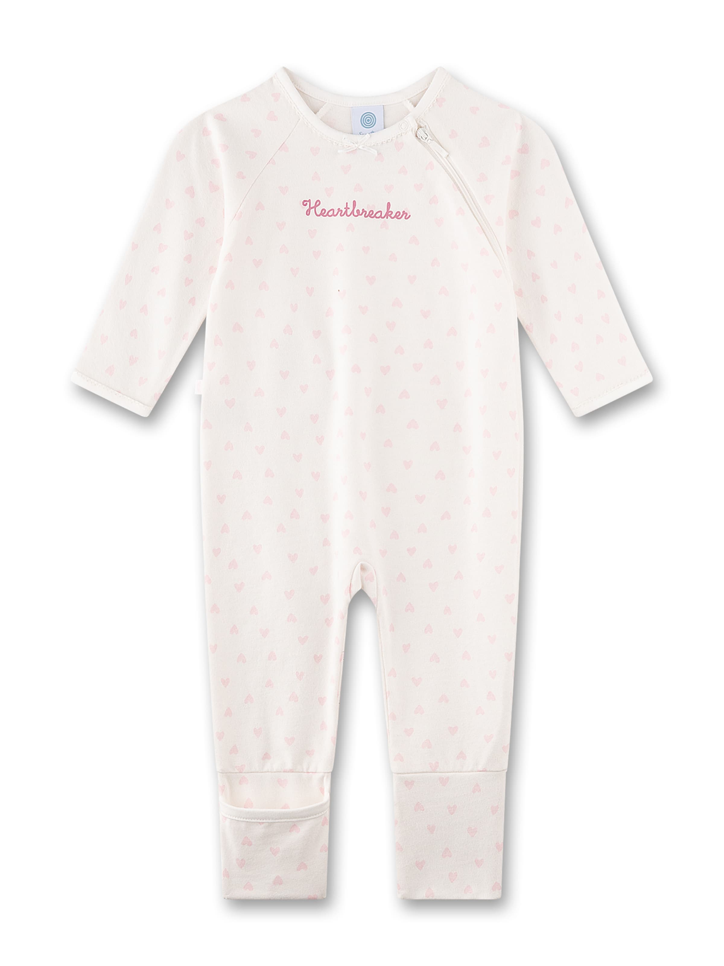 Sanetta Romper/Bodysuit in White: front