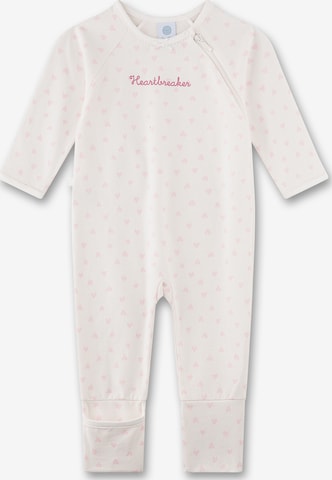 Tutina / body per bambino di Sanetta in bianco: frontale