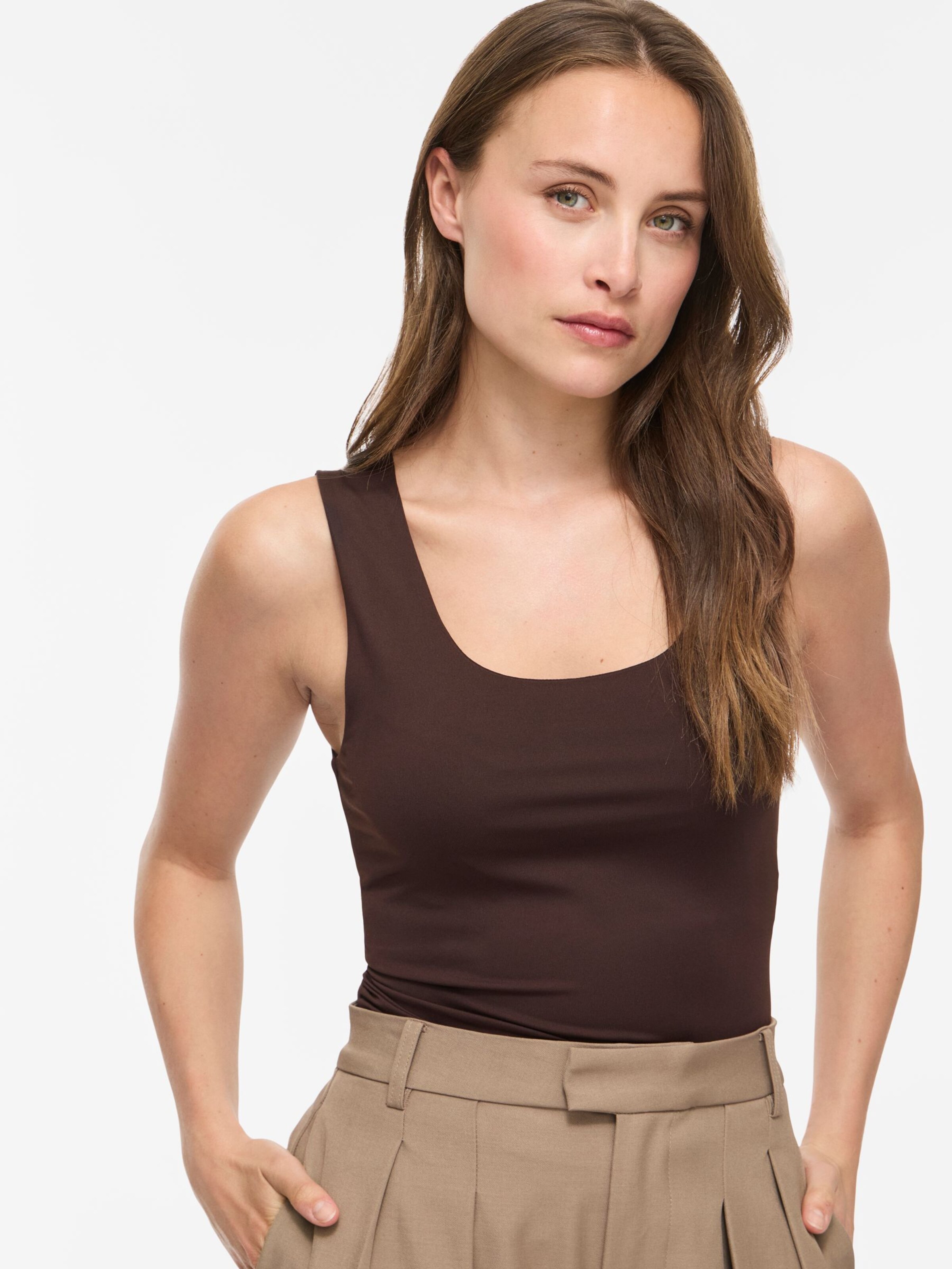 Maillot de corps VILA en marron