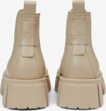 Marc O'Polo Chelsea Boots 'Bulky ' in Beige