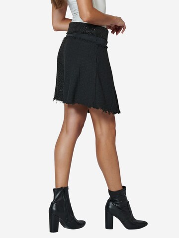 KOROSHI Spódnica w kolorze czarny