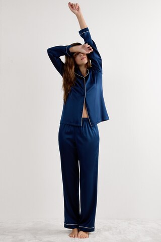 INTIMISSIMI Pyjamahose in Blau