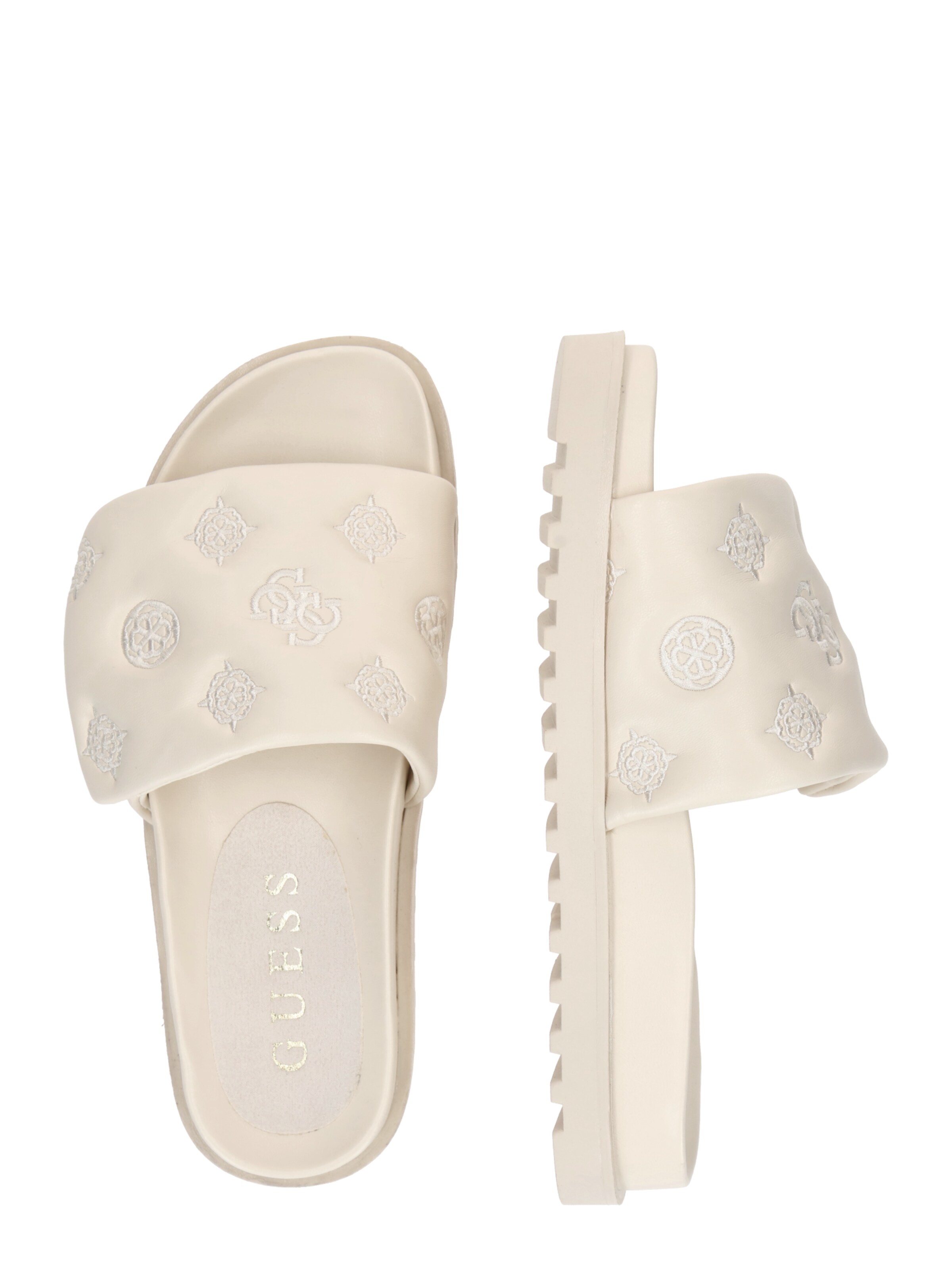 GUESS Pantolette 'Fabio2' in Beige