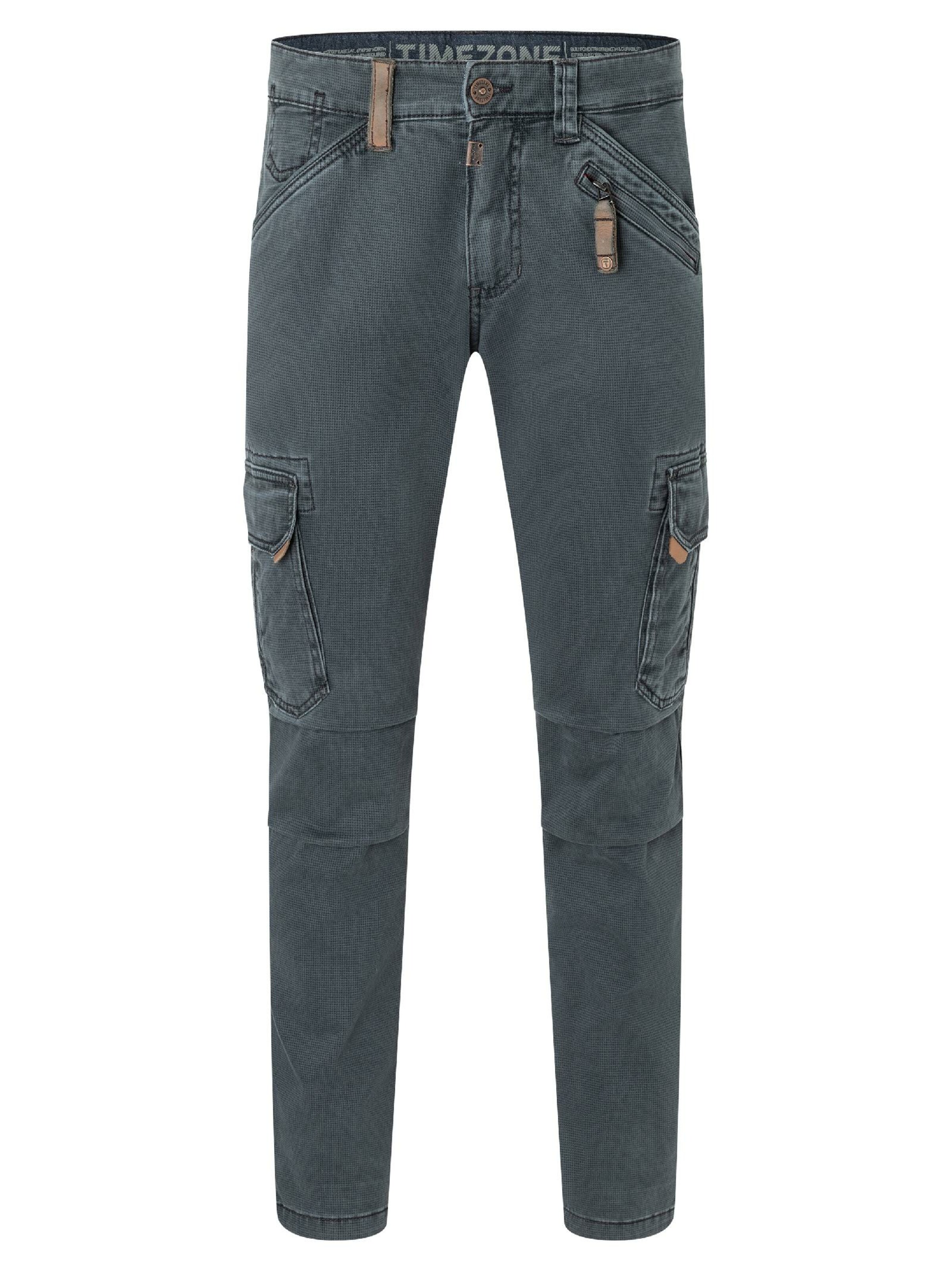 TIMEZONE Slimfit Hose 'Ben' in Grau: Vorderseite