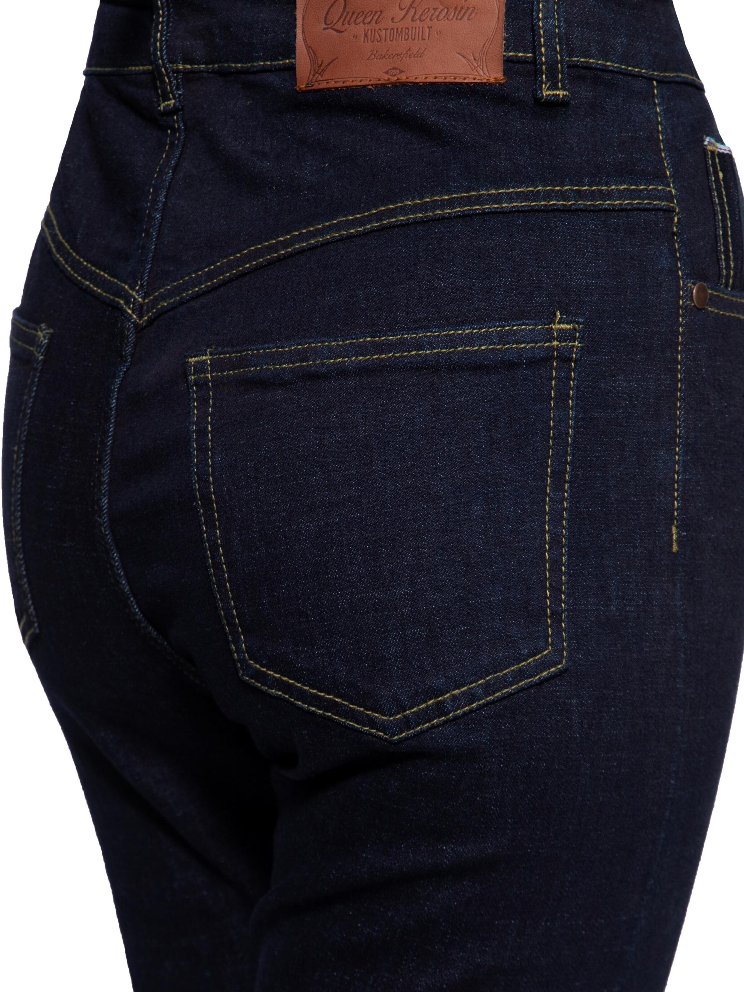 Queen Kerosin Slim fit Jeans 'Betty' in Blue
