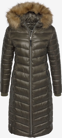 ALPENBLITZ Winter Coat in Green: front