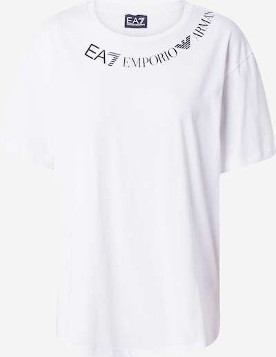 EA7 Emporio Armani T-shirt i svart / vit, Produktvy