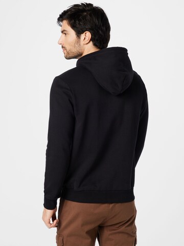 TOM TAILOR DENIM Sweatshirt in Schwarz