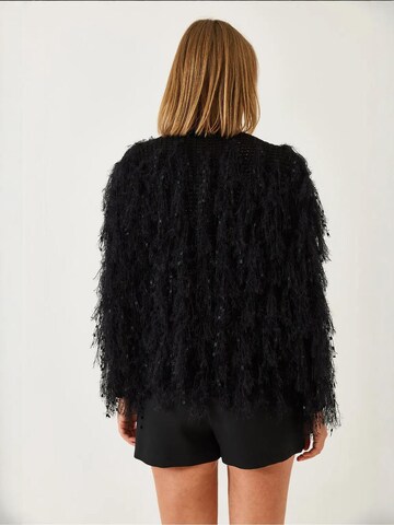 Bianco Lucci Strickjacke in Schwarz