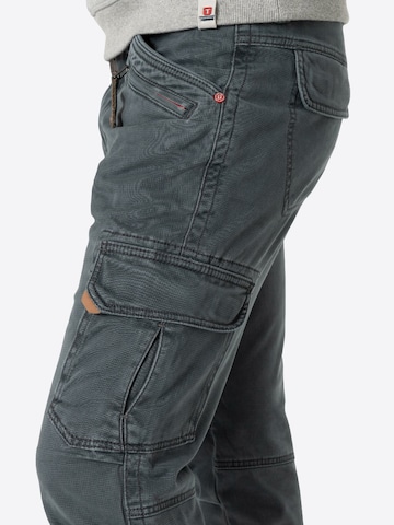 TIMEZONE Slim fit Cargo Pants 'Ben' in Grey
