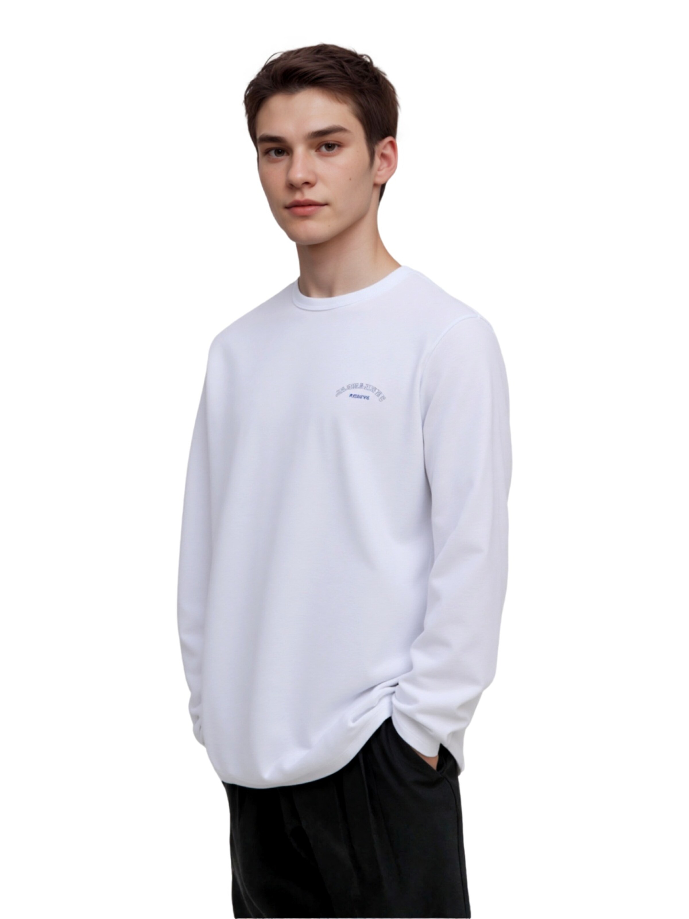 Jack & Jones Junior Shirt 'College' in Blauw: voorkant