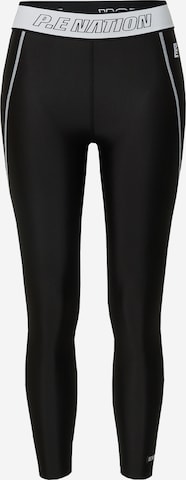 P.E Nation Slimfit Leggings in Zwart: voorkant