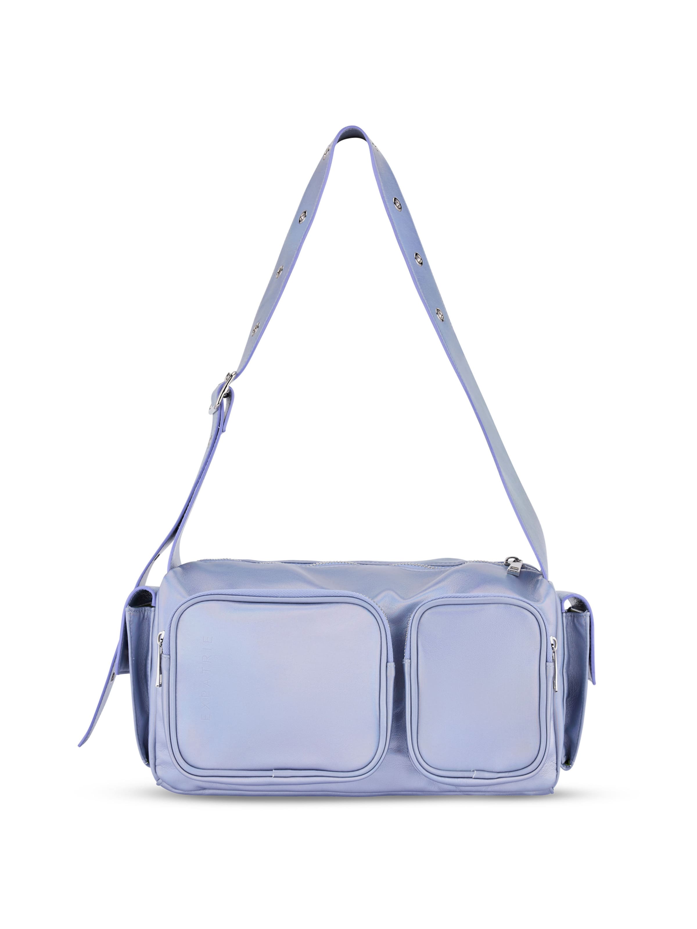 Borsa a spalla 'Stella' di Expatrié in lilla: frontale