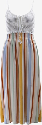 AIKI KEYLOOK Letné šaty - zmiešané farby: predná strana