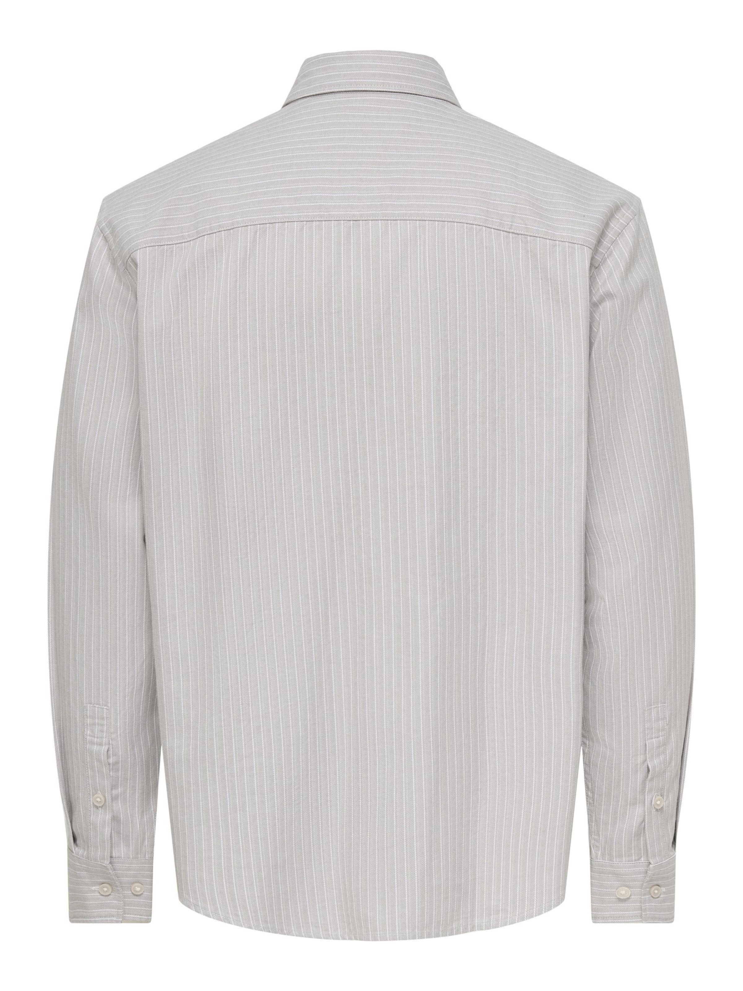 Only & Sons Regular fit Overhemd 'ONSFrome' in Zilver