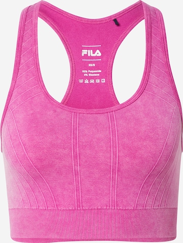 FILA Bustier Urheilurintaliivit 'RADCLIFFE' värissä vaaleanpunainen: edessä
