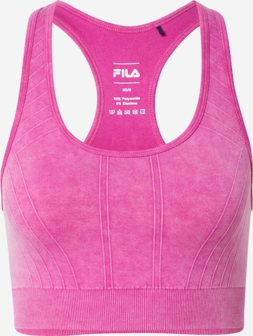 FILA Bustier Sport bh 'RADCLIFFE' in Roze: voorkant