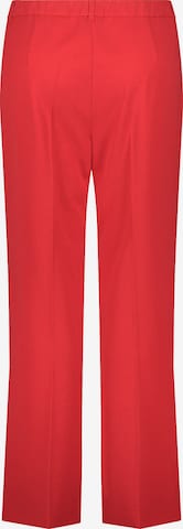 SAMOON Regular Pleated Pants in Red
