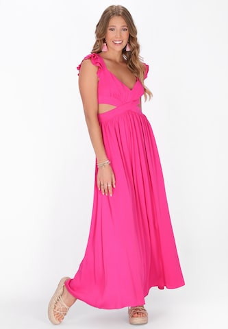 Robe 'Festival' IZIA en rose