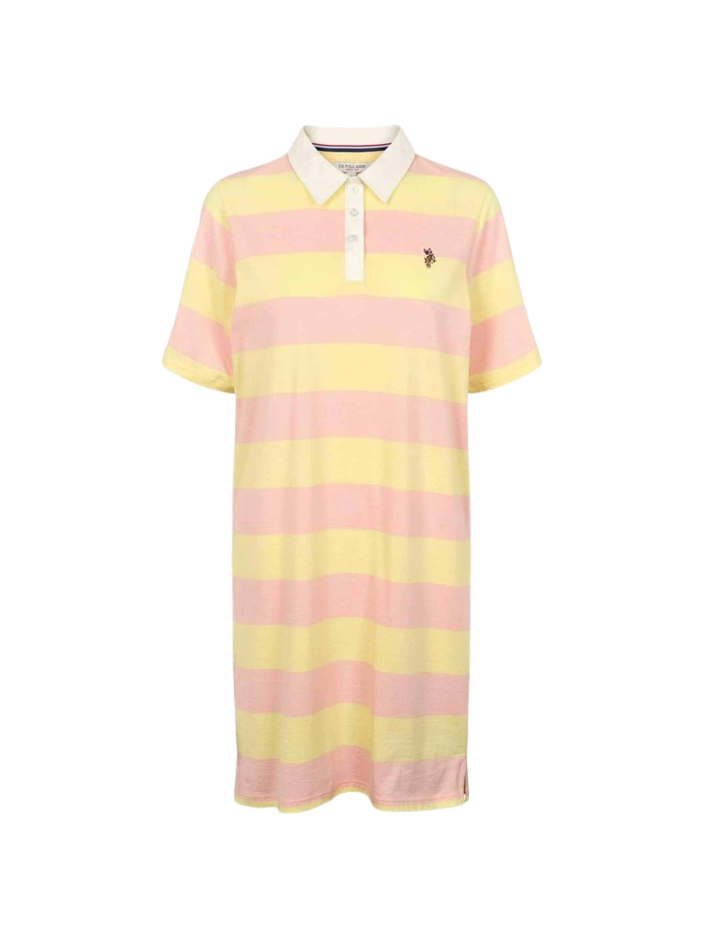 U.S. POLO ASSN. Jurk ' UWLeyra ' in Roze: voorkant